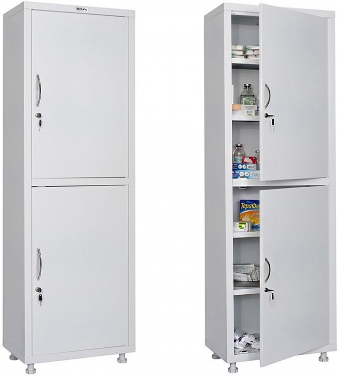 Медицинский шкаф HILFE МД 1 1760/SS